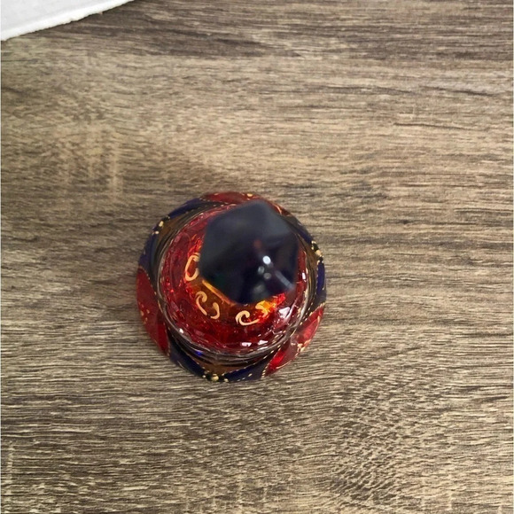 Vintage  Hand Painted Glass Bell - Picture 4 of 10